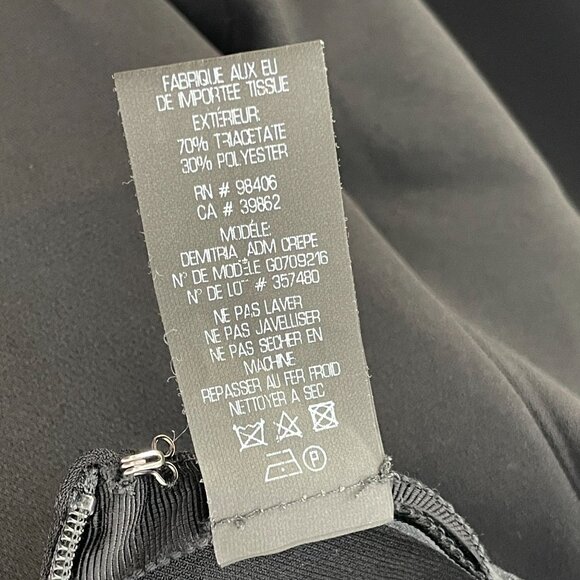 Theory Womens 4 Black Demitra Flared Pants High Rise Trousers Career Work Office - Picture 4 of 8